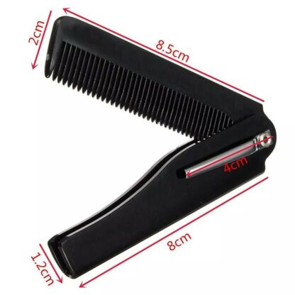 Taille peigne barbe pliable