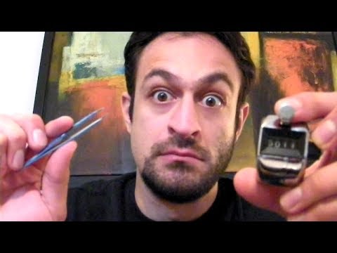 Guy PLUCKS Beard Hairs One By One!